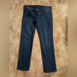 Kut from the Kloth Dark Blue Straight Leg Jeans
